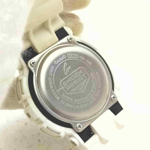 Casio White GD-110 G-Shock Watch 861456